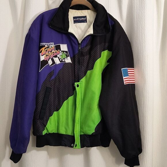Swingster Kawasaki Green Jacket VINTAGE Men's